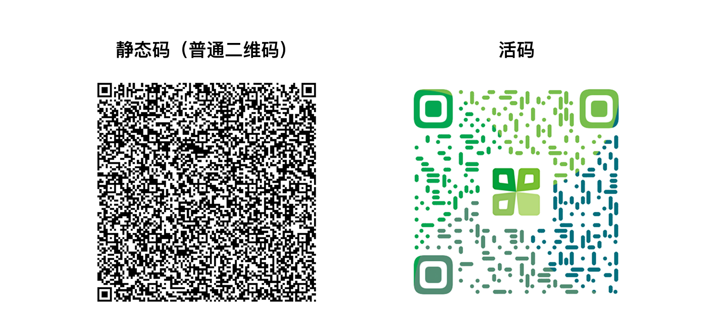 静态码和活码对比